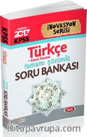 2017 KPSS  İnovasyon Serisi Sözel Mantık+Türkçe Tamamı Çözümlü Soru Bankası 