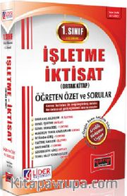 1. Sınıf 1. Yarıyıl Güz Dönemi İşletme İktisat (Ortak Kitap) Öğreten Özet ve Sorular (Kod:AF-111-İTO)