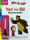 Maşa ile Koca Ayı Yaz ve Sil Alıştırma Kitabı 