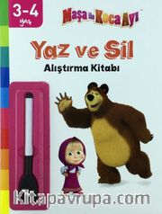 Maşa ile Koca Ayı Yaz ve Sil Alıştırma Kitabı 