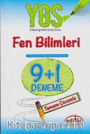 YGS Fen Bilimleri 9+1 Deneme Tamamı Çözümlü