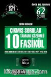 2017 KPSS Eğitim Bilimleri Son 10 Yıl Tamamı Çözümlü 10 Fasikül