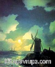 Deniz Kenarında Yel Değirmeni-1837 / Ivan Konst. Aivazovsky (AIK 003-60x75) (Çerçevesiz)