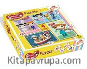 Canım Kardeşim Kutulu 4'lü Puzzle (60-48-36-24)