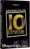 2017 KPSS Eğitim Bilimleri 10 Deneme Tamamı Çözümlü