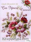 Çiçek Desenleri ile Çin İğnesi Crewel
