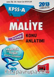 2013 KPSS-A Maliye Açıklamalı Konu Anlatımı