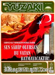 Yüzakı Aylık Edebiyat, Kültür, Sanat, Tarih ve Toplum Dergisi/Sayı:61 Mart 2010