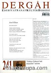 Dergah Edebiyat Sanat Kültür Dergisi Sayı:241 Mart 2010