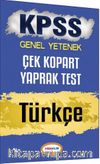 2017 KPSS Genel Yetenek Türkçe Çek Kopart Yaprak Test