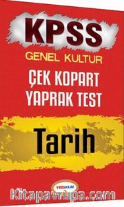 2017 KPSS Genel Kültür Tarih Çek Kopart Yaprak Test