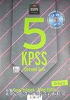 KPSS Genel Yetenek-Genel kültür 5 Deneme Seti (Ön Lisans)