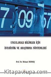 Uygulamalı Bilimler İçin İstatistik ve Araştırma Yöntemleri