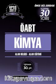 2017 KPSS ÖABT Kimya Konu Anlatımlı 