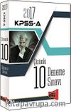 2017 KPSS A Grubu Tamamı Çözümlü 10 Deneme Sınavı