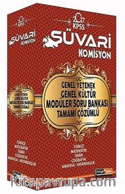 2017 KPSS Süvari Komisyon Genel Yetenek Genel Kültür Tamamı Çözümlü Modüler Soru Bankası Seti