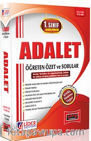 1. Sınıf Bahar Dönemi Adalet Öğreten Özet ve Sorular (Kod:112-AD)