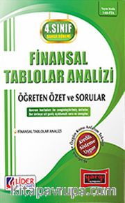 4. Sınıf Bahar Dönemi Finansal Tablolar Analizi Öğreten Özet ve Sorular (Kod:148 FTA)