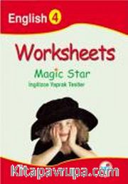 Worksheets Magic Star / İngilizce Yaprak Testler <br /> English 4