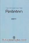 Türk Dili Araştırmaları Yıllığı Belleten 2007 / 1