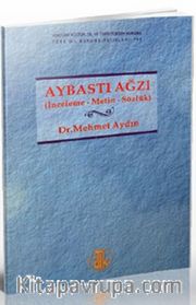 Aybastı Ağzı (İnceleme, Metin, Sözlük)