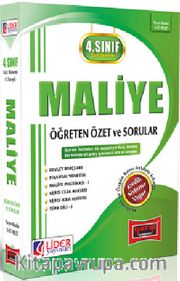 AÖF 4. Sınıf Güz Dönemi 7. Yarıyıl Maliye Öğreten Özet ve Sorular (Kod:AF-147-MLY)