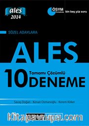 2014 ALES Sözel Adaylara Tamamı Çözümlü 10 Deneme