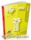2014 KPSS HSS Türkçe Çözümlü 25 Deneme