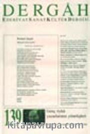 Dergah Edebiyat Sanat Kültür Dergisi / Eylül 2001 - Sayı 139