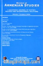Review of Armenian Studies Volume 1 Number 2 2003