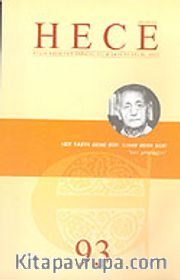 Sayı:93 Eylül 2004-Hece Aylık Edebiyat Dergisi