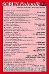 Sorun Polemik / 2004, Sayı:13