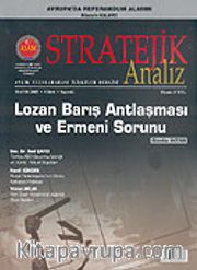 Stratejik Analiz /Sayı:61 / Mayıs 2005 Uluslararası İlişkiler Dergisi Cilt 6