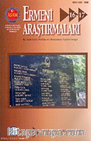 Sayı:16-17-Ermeni Araştırmaları Kış 2004-İlkbahar 2005