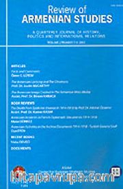 Volume 2 Number 7-8 2005 Review of Armenian Studies