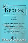Sayı 11/2001-Kebikeç-İnsan Bilimleri İçin Kaynak Araştırmaları Dergisi