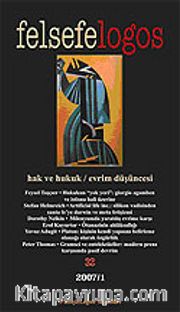 Felsefelogos Sayı: 32 / Hak ve Hukuk / Evrim Düşüncesi