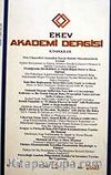 Sayı:22 Kış 2005 Ekev Akademi Dergisi