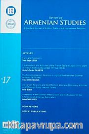 Number 17 2008-Review of Armenian Studies