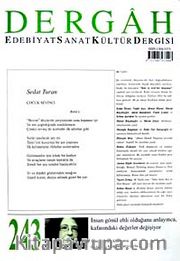 Dergah Edebiyat Sanat Kültür Dergisi Sayı:243 Mayıs 2010