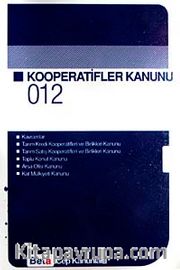 Kooperatifler Kanunu / Cep Kanunu 012