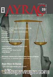 Ayraç Aylık Kitap Tahlili ve Eleştiri Dergisi Sayı:9 Yıl: Haziran-Temmuz 2010