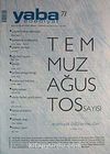 Yaba Edebiyat Sayı: 71 Temmuz - Ağustos 2011
