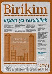 Birikim / Sayı:270 Yıl: 2011 / Aylık Sosyalist Kültür Dergisi