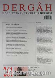 Dergah Edebiyat Sanat Kültür Dergisi Sayı:261 Kasım 2011