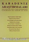 Karadeniz Araştırmaları Sayı:5 Bahar 2005