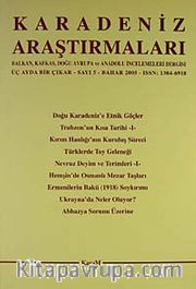 Karadeniz Araştırmaları Sayı:5 Bahar 2005