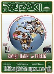 Yüzakı Aylık Edebiyat, Kültür, Sanat, Tarih ve Toplum Dergisi/Sayı:83 Ocak 2012