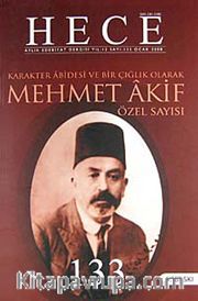 Sayı:133 Ocak 2008 Hece Aylık Edebiyat Dergisi Mehmet Akif Özel Sayısı (Ciltsiz)
