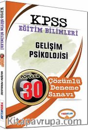 2017 KPSS Eğitim Bilimleri Gelişim Psikolojisi Popüler 30 Çözümlü Deneme Sınavı